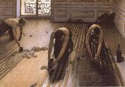 Gustave Caillebotte The Floor Strippers oil on canvas